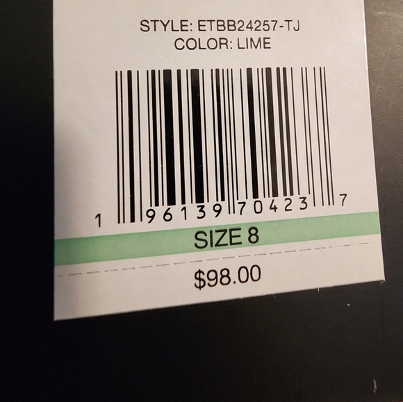 Ellen Tracy Lime Green Women Swimwear. Hygienic Liner Included. NWT - Picture 3 of 5